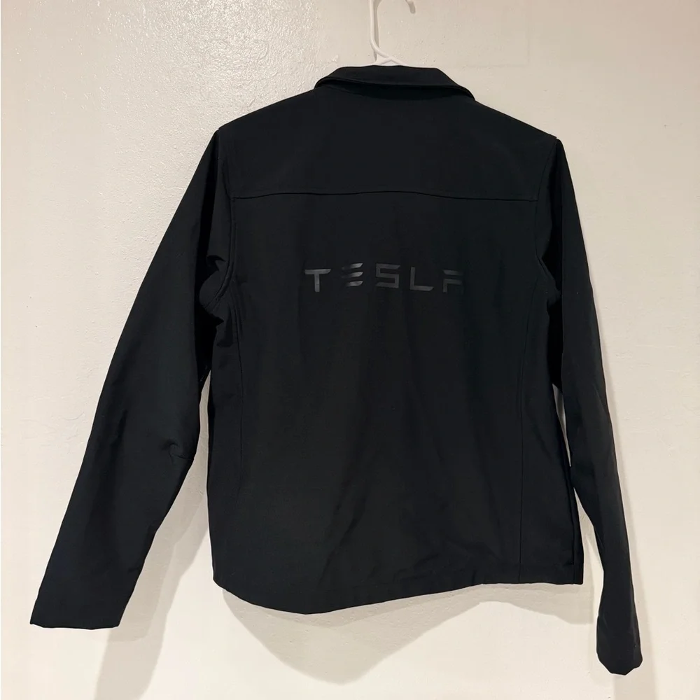Tesla Black Women's Softshell Employee Corporate Full Zip Jacket Size M